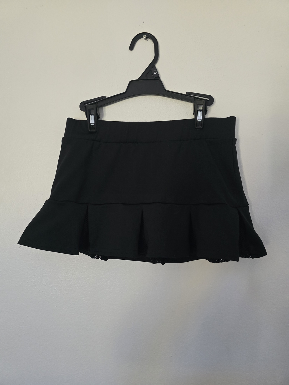 Varsity Spirit Youth XL Black Skirt Skort Cheer Built in Shorts